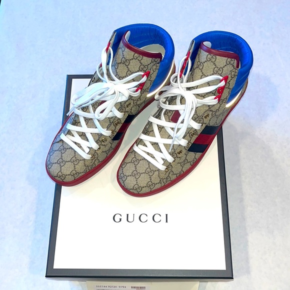 Gucci Shoes Mens Gucci Ace High Top Sneakers Poshmark